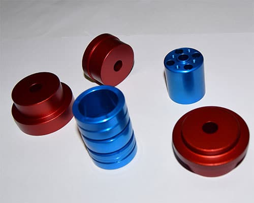 Colour anodizing finish on aluminium part