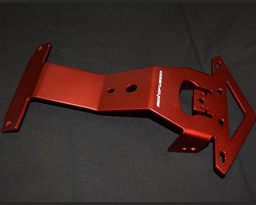 Decorative colour anodized aluminium parts