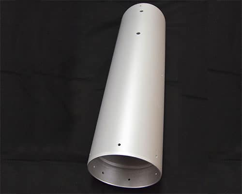 Hard anodizing component finish